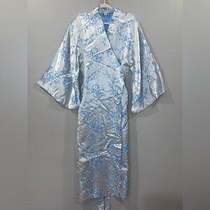Blue and White Kimono